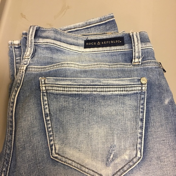 Rock republic cropped jeans - Picture 2 of 4